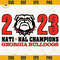 2023 Georgia Bulldogs National Champions SVG, Georgia Bulldogs SVG, Bulldogs Football SVG.jpg