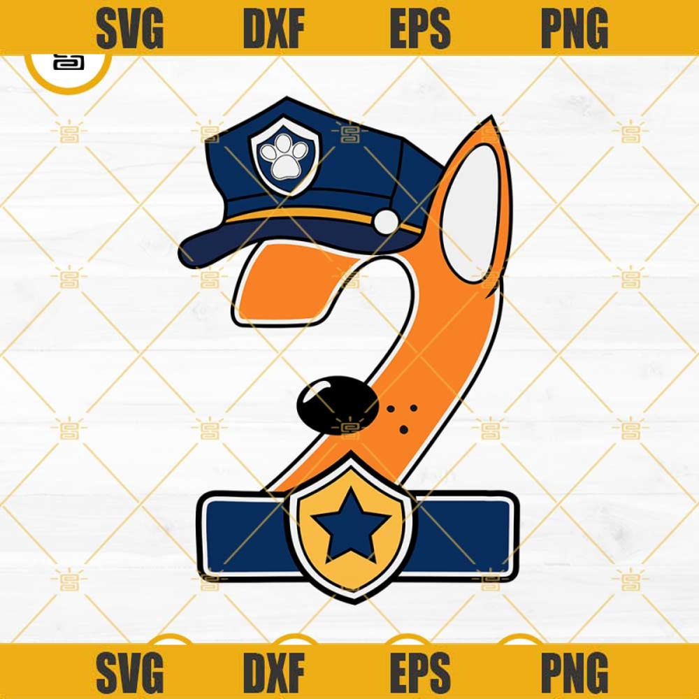 2nd Chase Paw Patrol Birthday Boy Svg.jpg