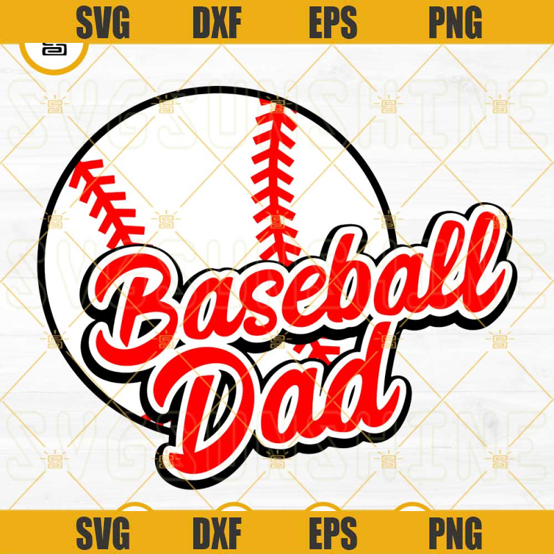 Baseball Dad SVG, Game Day SVG, Sports Dad SVG, Fathers Day Baseball SVG PNG DXF EPS.jpg