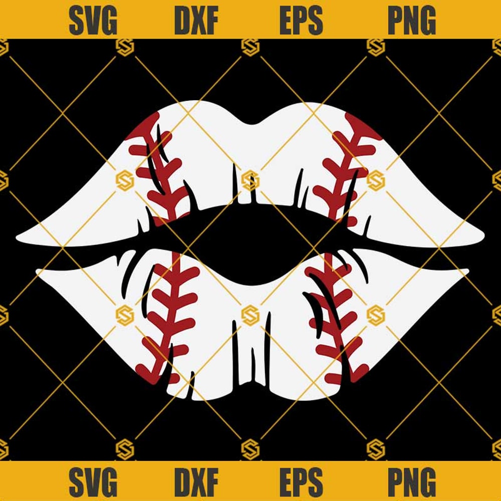 Baseball Lips SVG, Grunge Kiss With Baseball Stitches SVG, Baseball Mom SVG, Lips SVG, Softball SVG, Baseball SVG.jpg