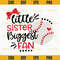 Baseball Sister SVG, Little Sister Biggest Fan SVG, Baseball SVG Cut Files for Cricut & Silhouette.jpg