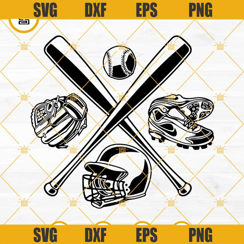 Baseball SVG, Baseball Cricut Silhouette, Baseball Cut File, Baseball Vector Clipart, Sport SVG.jpg