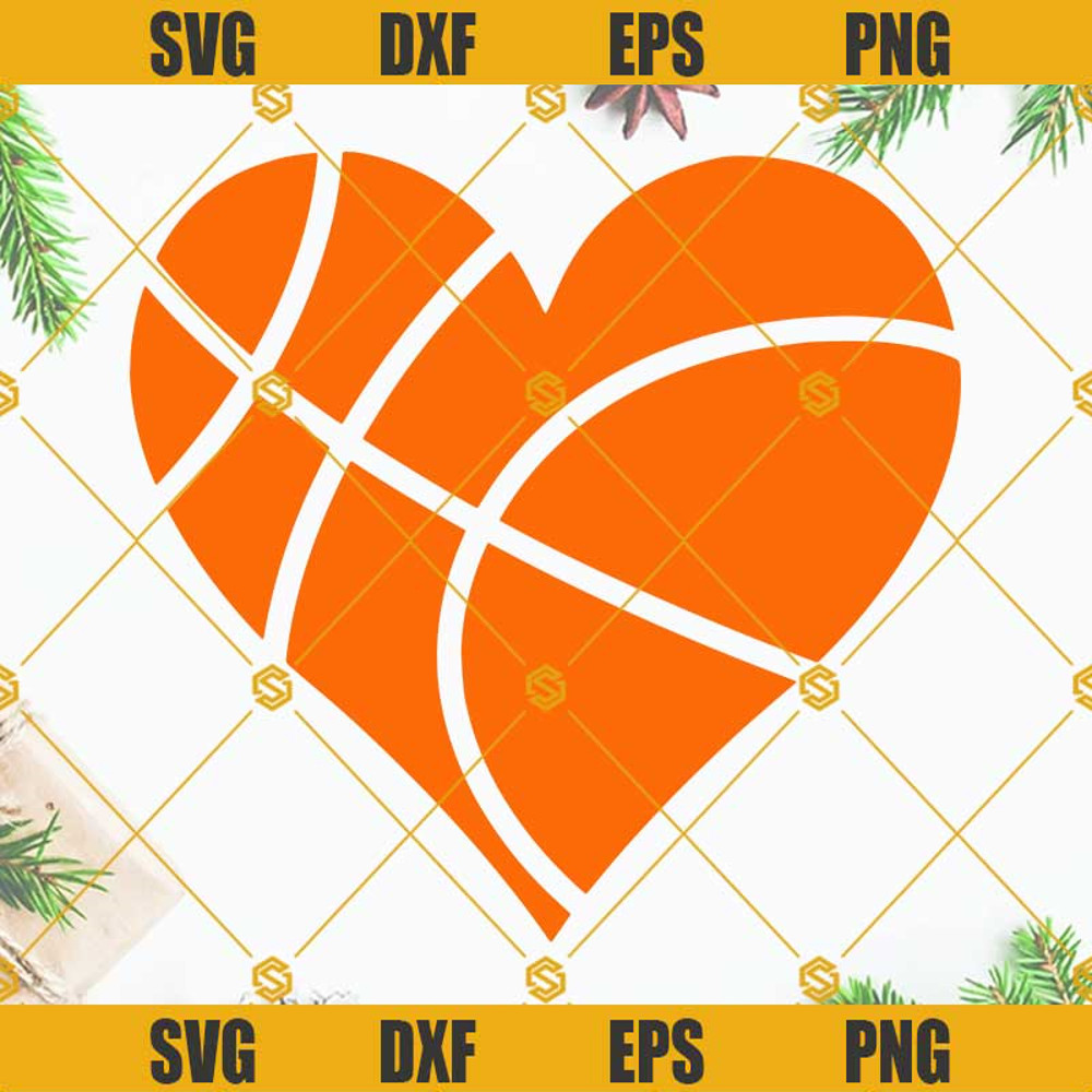 Basketball Heart SVG PNG DXF EPS Digital Download.jpg