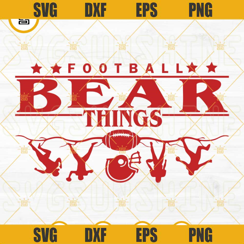 Bears SVG, Football Bear Things SVG, School Spirit SVG, Bears Team SVG PNG DXF EPS Cricut Cut File.jpg