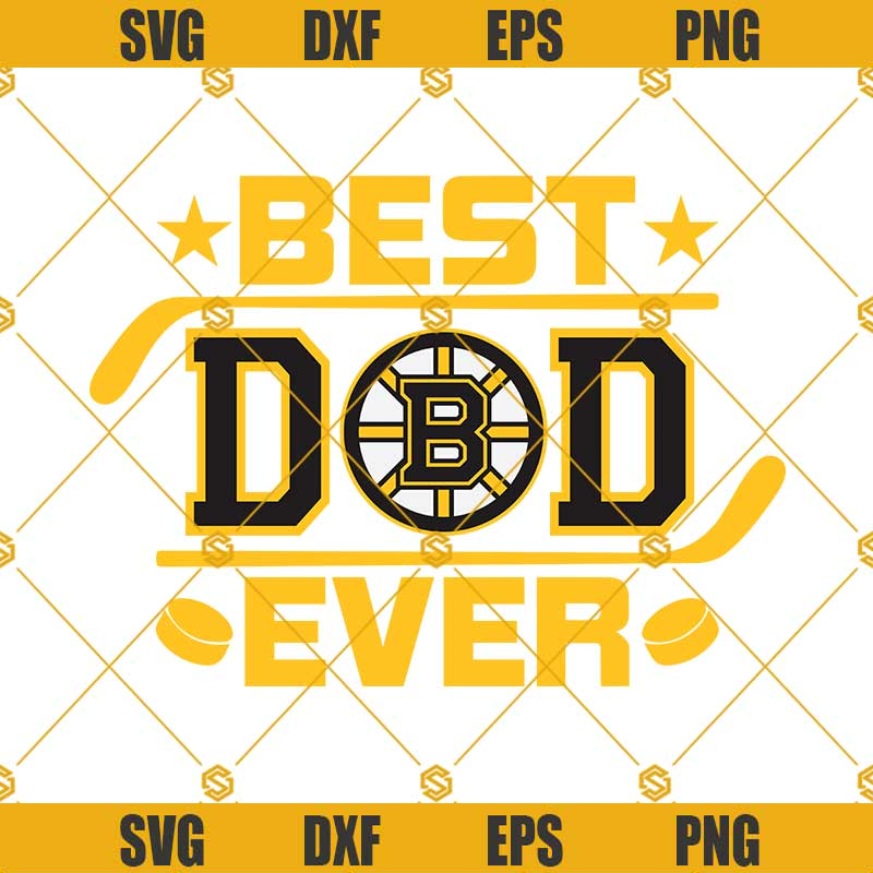 Best Bruins Dad Ever SVG Svg, Boston Bruins Svg, Best Dad Ever SVG.jpg