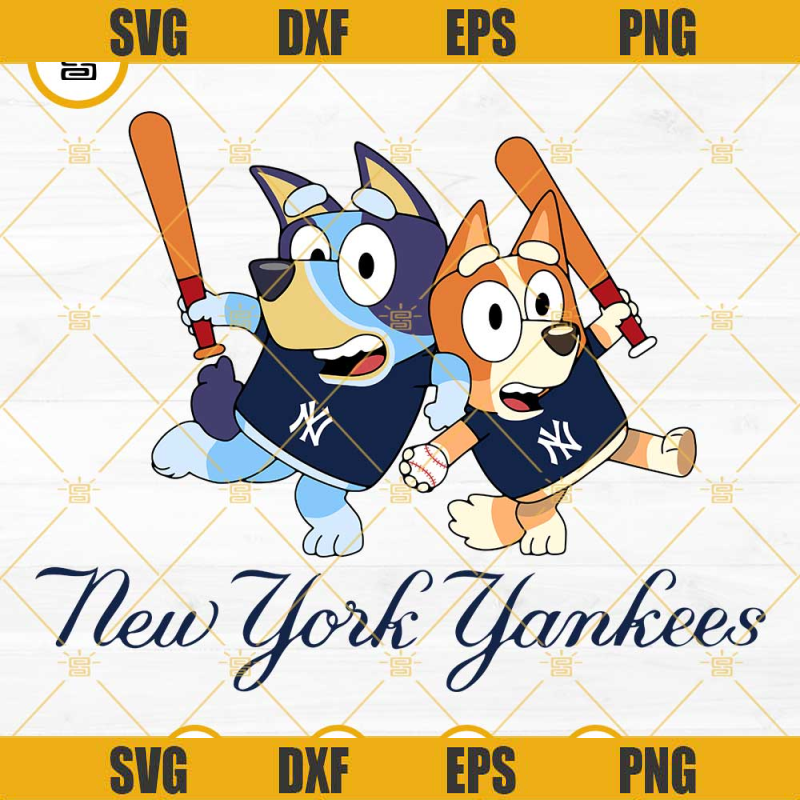 Bluey New York Yankees Baseball SVG PNG DXF EPS.jpg