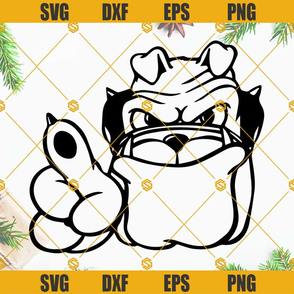 Bulldog SVG, Georgia Bulldogs SVG PNG DXF EPS Vector Clipart.jpg