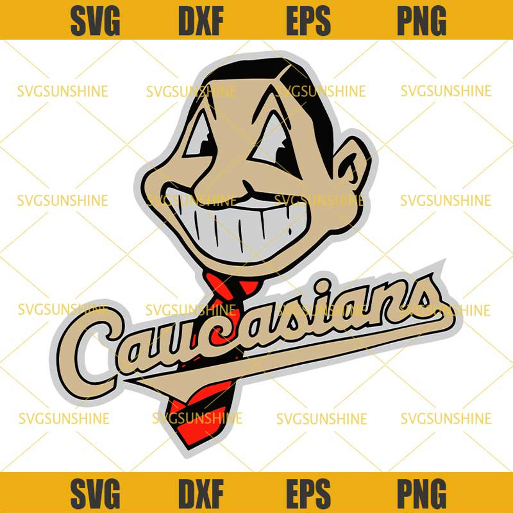 Caucasians SVG, Cleveland Indians Logo SVG, Caucasians Baseball Logo SVG, Baseball SVG.jpg