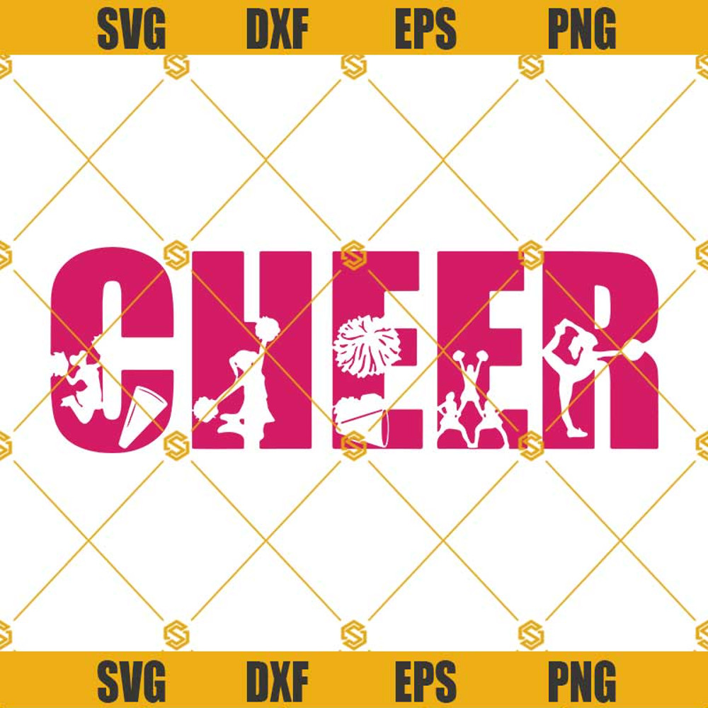 Cheer SVG Cheerleader SVG, Cheerleading SVG, Megaphone Svg ,Cheer Mom Svg , Cheer Cut File.jpg