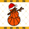 Dabbing Basketball Snowman Christmas SVG, Basketball Christmas SVG.jpg