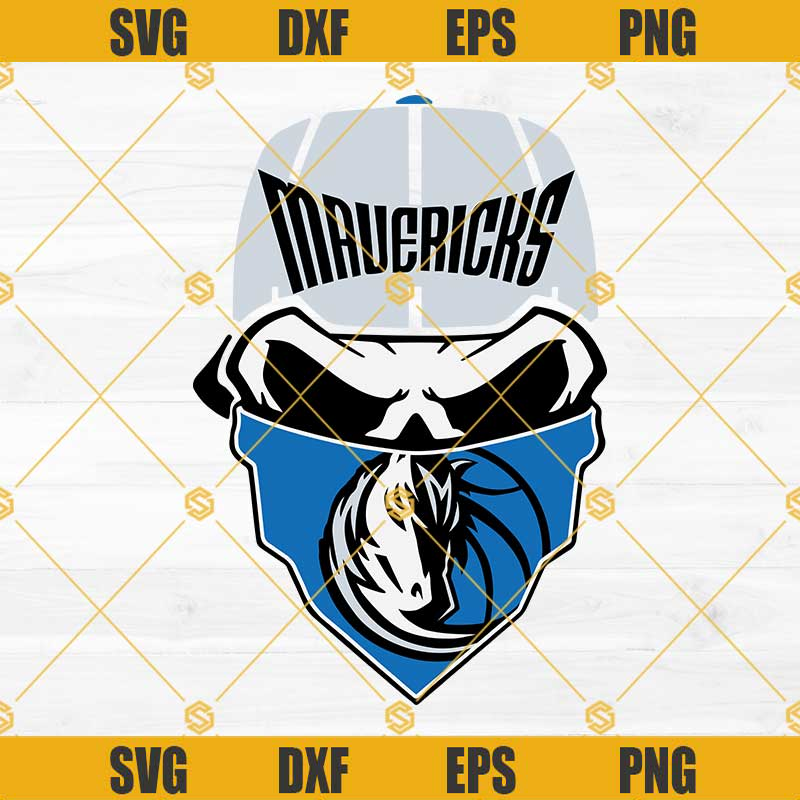 Dallas Mavericks Skull SVG, Dallas Mavericks Basketball SVG, NBA Dallas Mavericks Logo SVG Files.jpg