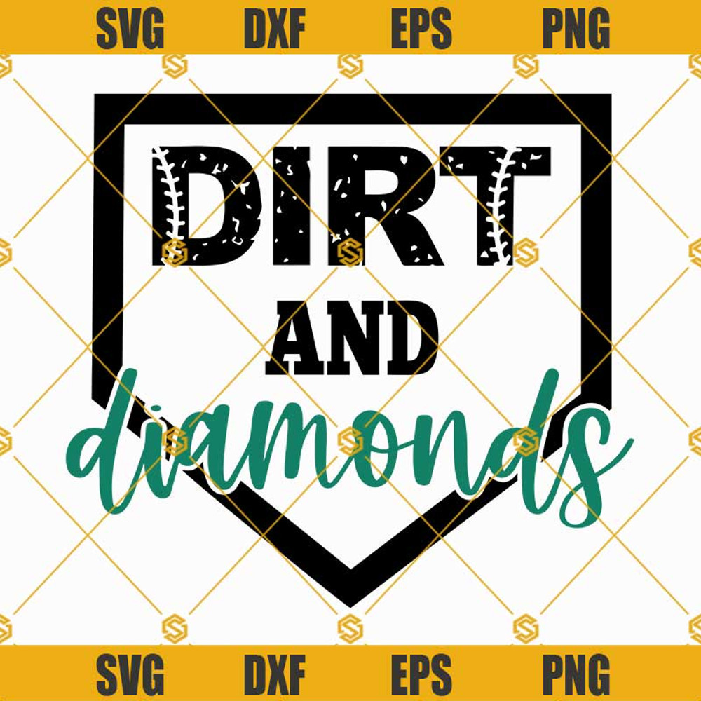 Dirt and Diamonds SVG, Baseball Girl SVG, Ball Diamond SVG, Baseball SVG.jpg