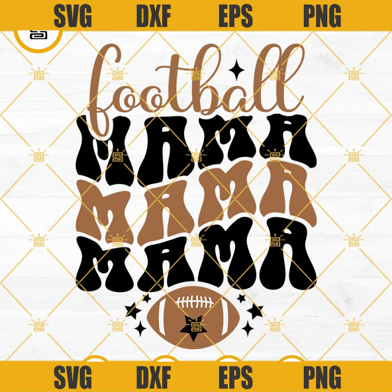 Football Mama SVG, Football Mom SVG, Football SVG PNG DXF EPS.png