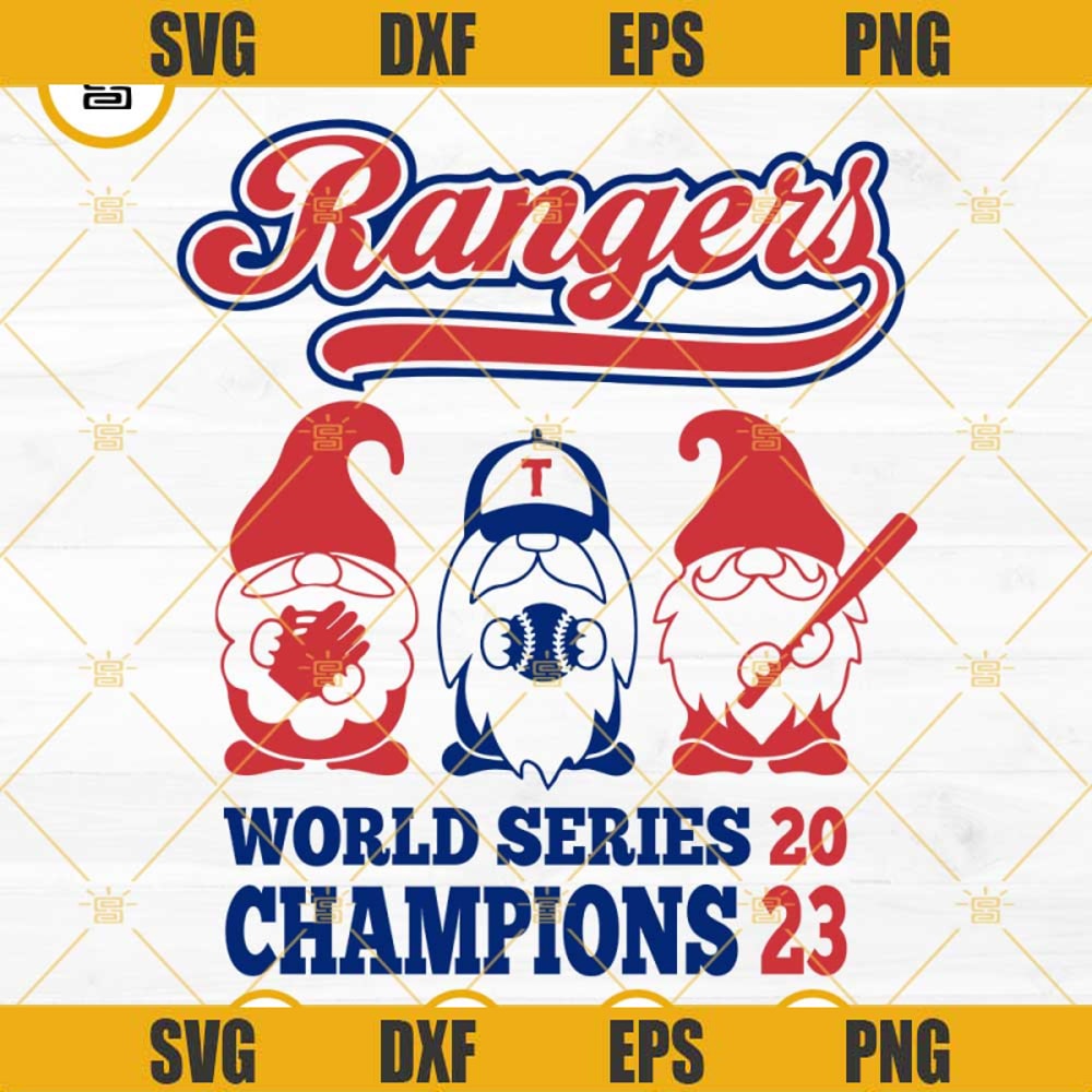 Gnomes Texas Rangers World Series 2023 Svg, Texas Rangers Champions SVG PNG DXF EPS 2023 Svg.jpg