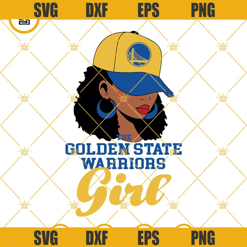 Golden State Warriors Girl SVG, Warriors Black Girl SVG, Warriors Logo SVG, Basketball NBA Girl SVG, Golden State Warriors SVG.jpg