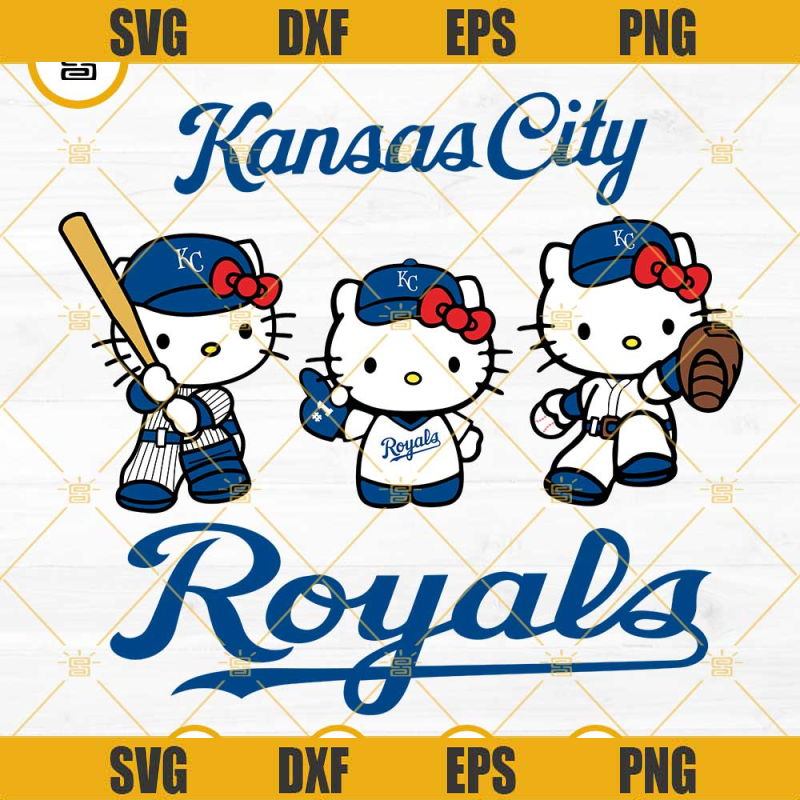 Hello Kitty Kansas City Royals Baseball SVG PNG DXF EPS.jpg
