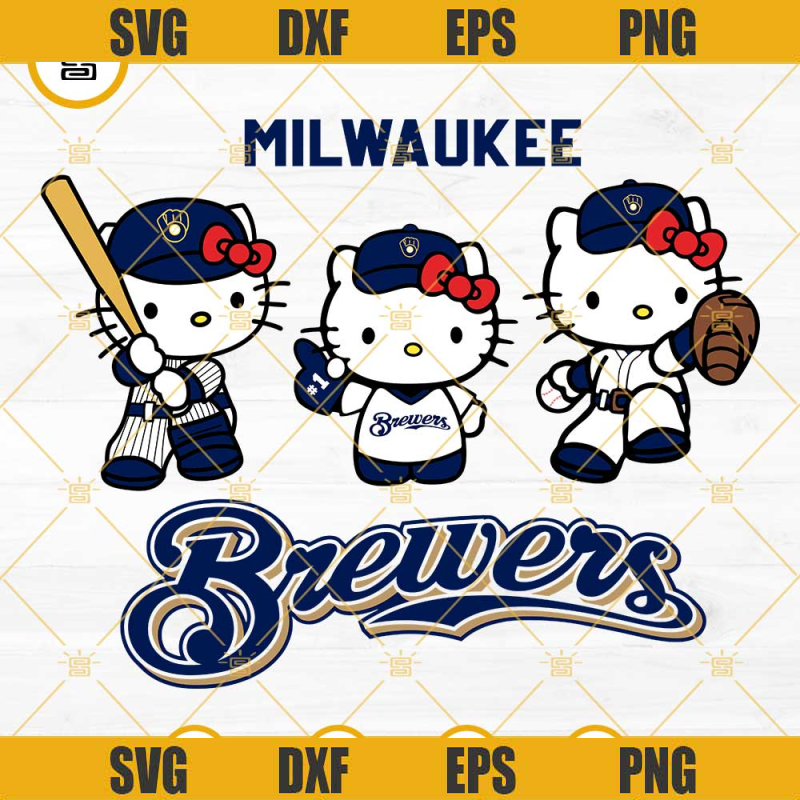 Hello Kitty Milwaukee Brewers Baseball SVG PNG DXF EPS.jpg