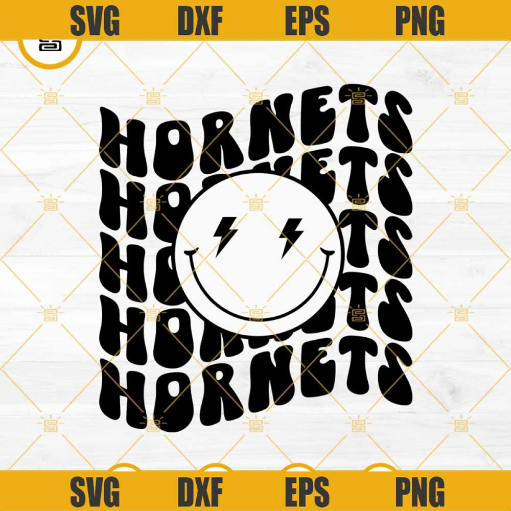 Hornets Smiley Face SVG, Hornets SVG, Hornets Football SVG.jpg