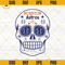 Houston Astros Skull SVG, Day Of The Dead Houston SVG, Astros Baseball Skull SVG.jpg