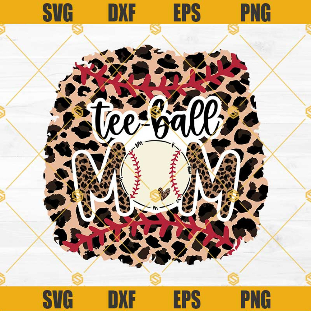 Leopard Tee-Ball Mom Svg, Tee-Ball Mom Png, Tee-Ball Mom Leopard Svg, TeeBall Svg Png Dxf Eps Designs For Shirts.jpg