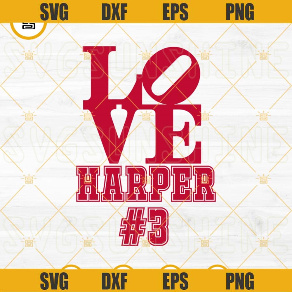 Love Bryce Harper SVG PNG Files Digital Download.jpg