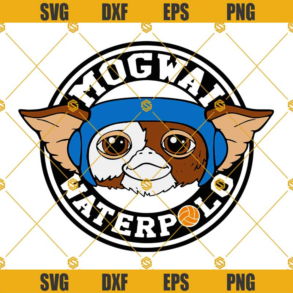 Mogwai Waterpolo SVG, Gremlins SVG, Gremlins Gizmo SVG.jpg