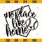 No Place Like Home Svg, Baseball Svg Dxf Eps Png Cut Files Clipart Cricut Silhouette.jpg