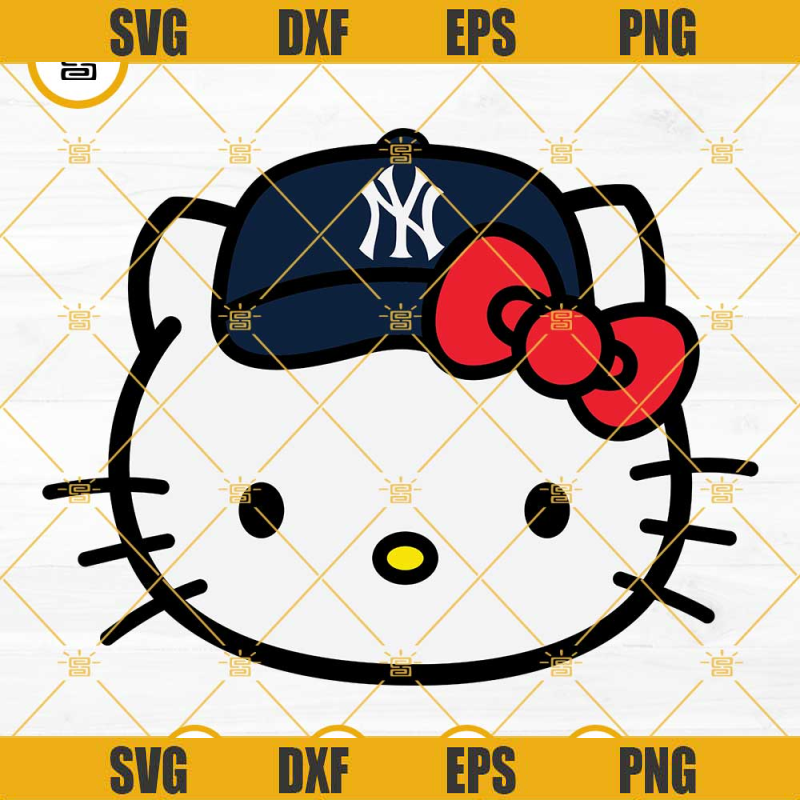 Ny Yankees Hello Kitty SVG PNG DXF EPS Cricut.jpg