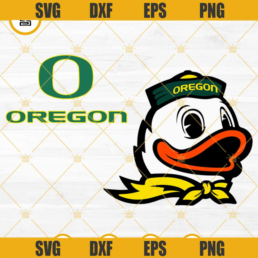 Oregon Ducks Cute SVG PNG DXF EPS Cut Files.jpg