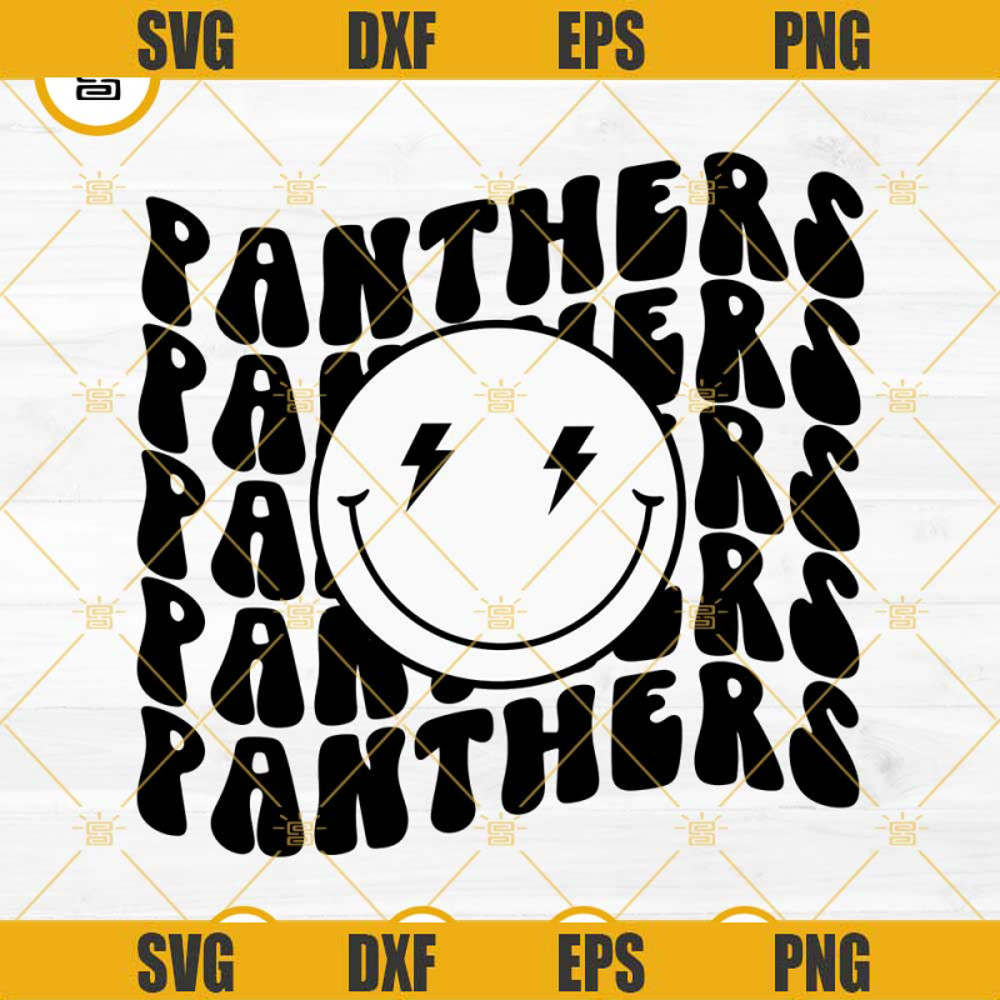 Panthers SVG, Panthers Smiley SVG, School Team SVG, Panther Football SVG.jpg