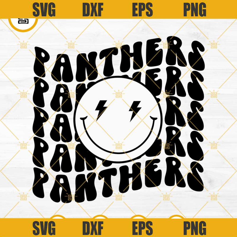 Panthers SVG, Panthers Smiley SVG, School Team SVG, Panther Football SVG.jpg