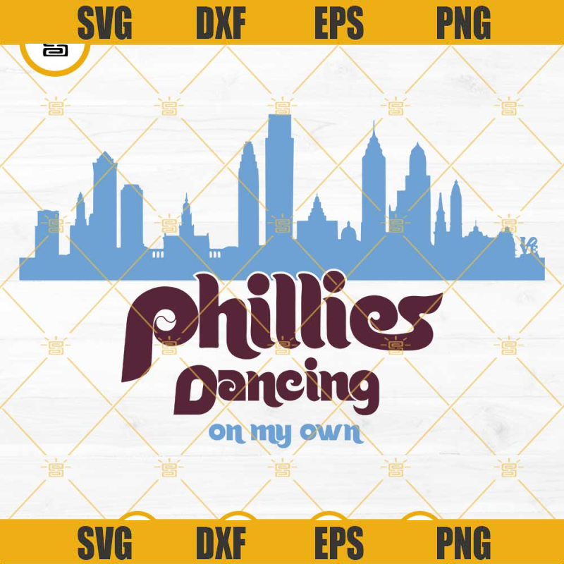 Phillies Dancing On My Own SVG, Phillies Baseball World Series 2022 SVG PNG DXF EPS Cricut.jpg