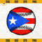 Puerto Rico Baseball Ball SVG, PR Baseball Team SVG, 2023 World Baseball Classic SVG PNG DXF EPS.jpg