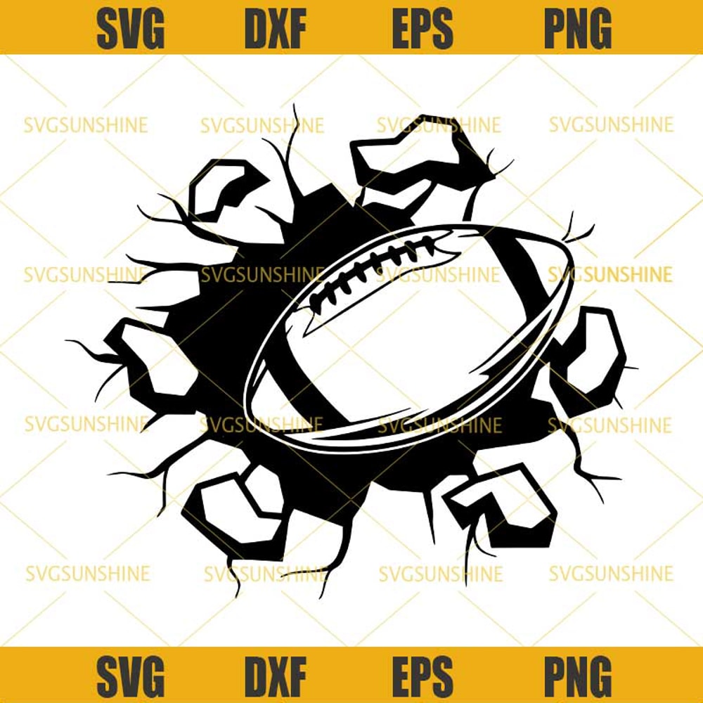 Smashing Football Svg, Football Svg, Football Clipart, Football Files for Cricut, Football Cut Files For Silhouette.jpg