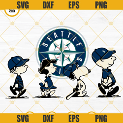 snoopy charlie brown seattle mariners svg png dxf eps cricut files