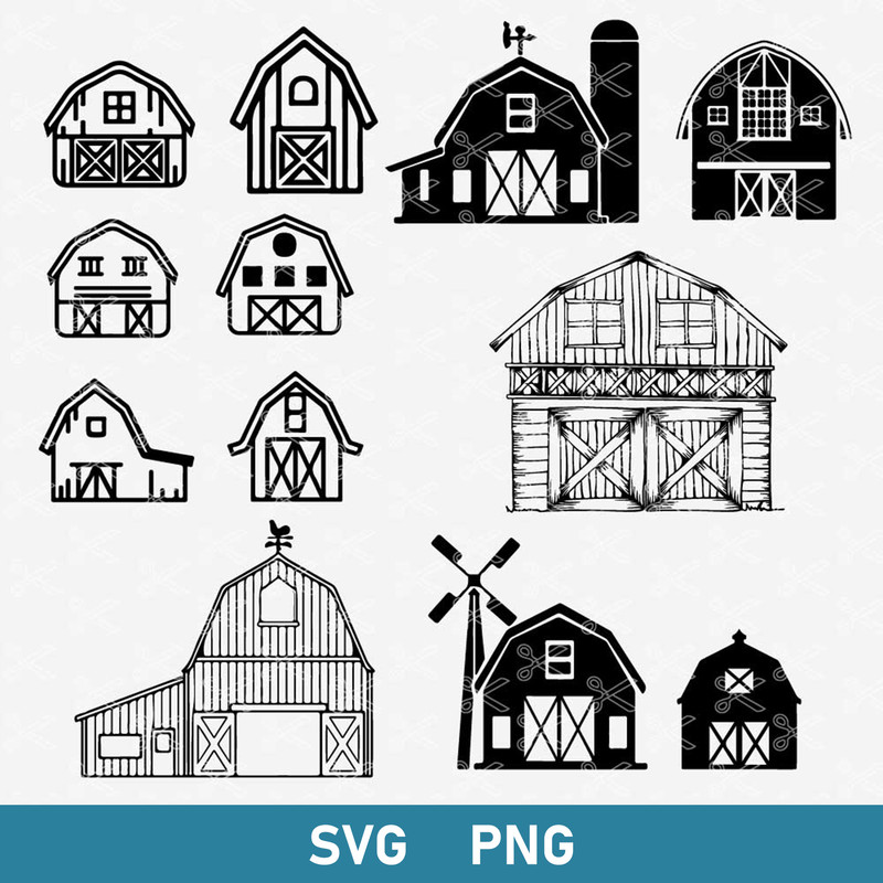 Barn Bundle Svg, Barn Svg, Farm Svg, Barn Farmhouse Svg, Farming Svg, Png Digital File.jpg