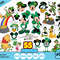 Disney Saint Patricks Day 55 cliparts bundle, Mickey St. Patrick's Day svg cut files for Cricut Silhouette, png, dxf.jpg