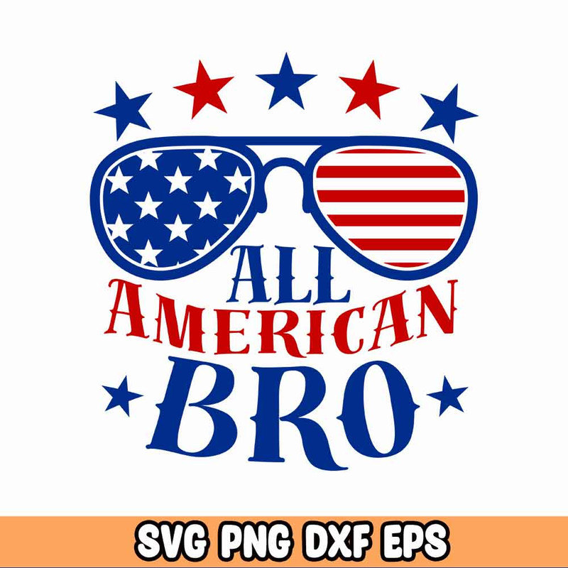 All American Bro SVG- Instant Download.jpg