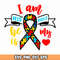 Autism I am his voice, Sublimation tumbler digital design.jpg