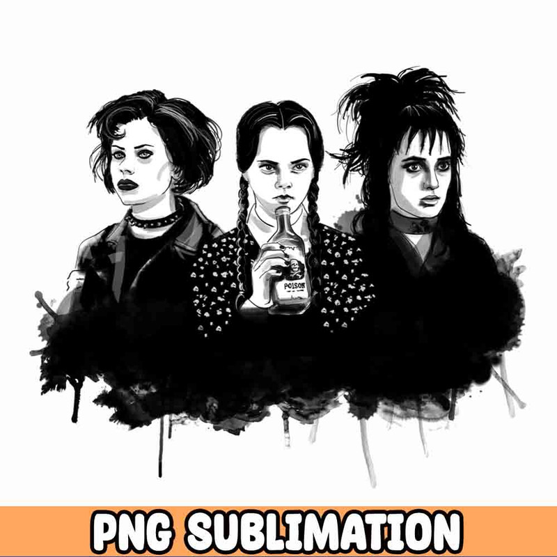 Bad Girls Wednesday Addams Window PNG, Wednesday Png, Wednesday addams, The addams family.jpg