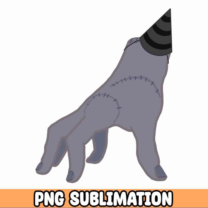 Birthday Hat Thing Wednesday Addams PNG files.jpg