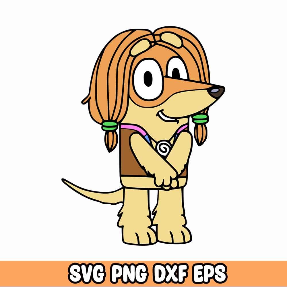 Bluey Indi svg, Bluey SVG Bundle, Bluey Cut Files for Cricut, Bluey Svg Clipart, Bluey PNG, Bluey Layered Svg, Bluey.jpg