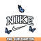 Butterfly swoosh png, Just do it swoosh Png, Butterfly Design Png, Trendy T-shirt, Sweatshirt Sublimation.jpg