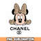 Chanel Leopard Minnie Mouse PNG file, Minnie Gold Glitter.jpg