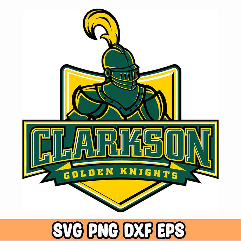 Clarkson Golden Knights SVG Knights, clipart, Team, Mascot SVG files.jpg
