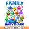 Family Shark PNG Bundle, Shark PNG, Baby Birthday Decorations, Family Shirt PNG Files.jpg