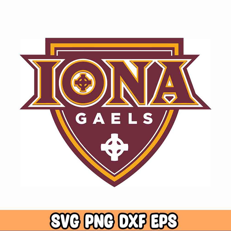 Iona College SVGs PNGs DXFs ESPSs Logo Pack Bundle.jpg