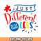 Just Different Autism Not Less Awareness svg, png, jpg, pdf, dxf.jpg