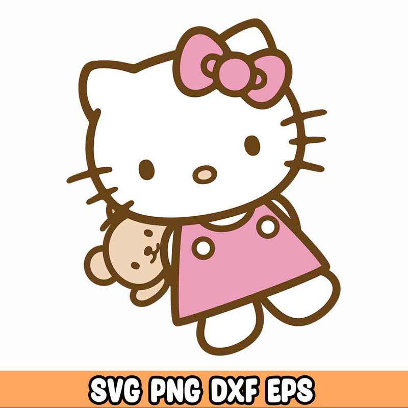 Kawaii Kitty Svg  Kawaii Kitty Cricut Vector Bundle  Kawaii Kitty Party Svg  Png Image T-shirt  Cut File For Cricut 1.jpg