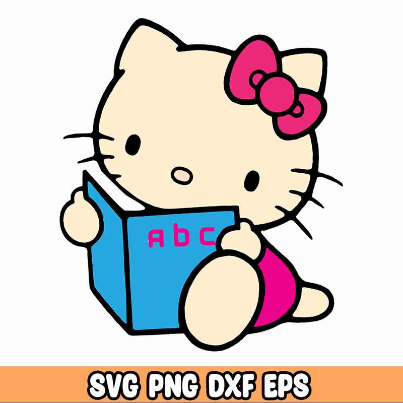 Kawaii Kitty svg, cute cat svg for cricut, layered files, kawaii kitty png, instant download.jpg